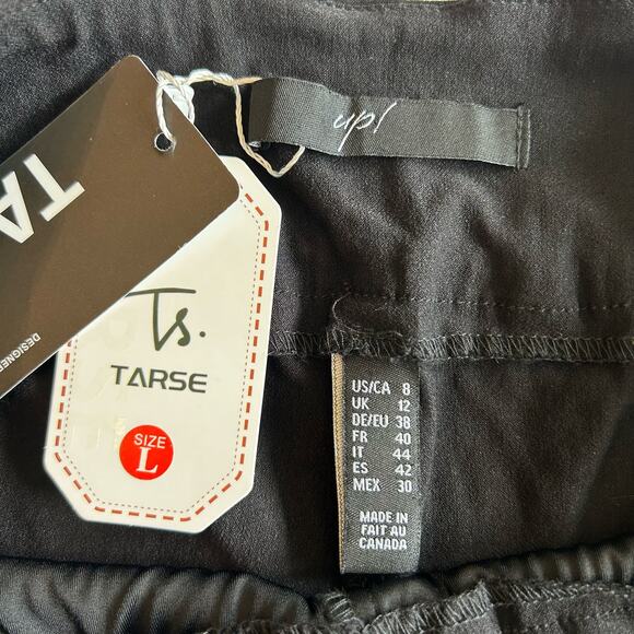 Tarse "UP" by Johnny Women's Capri Pants with Lace Hem Size Lg 8 NEW - Picture 13 of 16